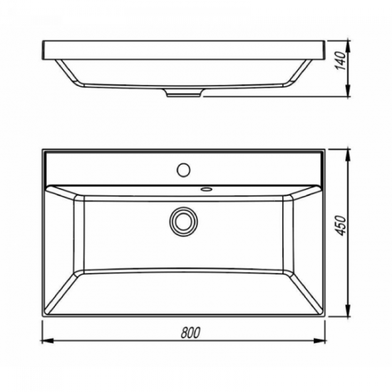 Раковина Style Line Asti СС-00002475 80 см жасмин