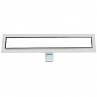 Душевой трап ALMAes Laguna LG100WH 100см белое стекло