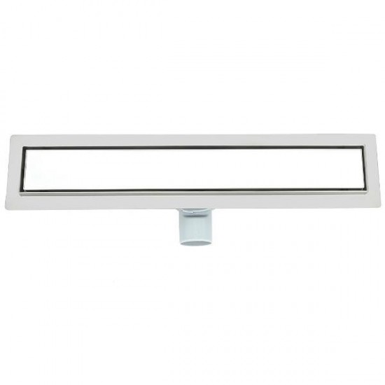 Душевой трап ALMAes Laguna LG100WH 100см белое стекло
