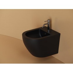 Биде подвесное Ceramica Nova Uno CN11002MB чёрный матовый