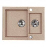 Кухонная мойка Alveus 1090959 Rock 80 Granital Beige-G55 59.5x47.5