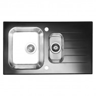 Кухонная мойка Alveus 1100015 Glassix 20 черная 86x50