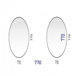 Зеркало Corozo Окко 77 SD-00001359