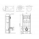 Унитаз с инсталляцией AM.PM SPIRIT IS301.701700