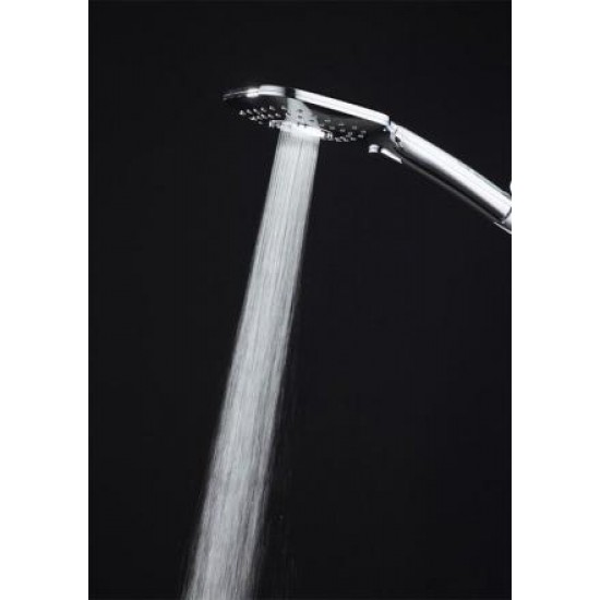 Лейка для душа Orange O-Shower OS07 107х110 мм, 3 режима, хром