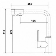 Смеситель для кухни Kaiser Teka 13044-10