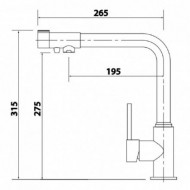 Смеситель для кухни Kaiser Teka 13044-5