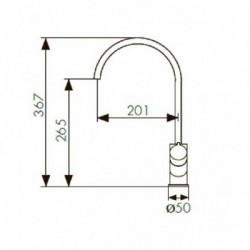 Смеситель для кухни KAISER Venera 35044V new