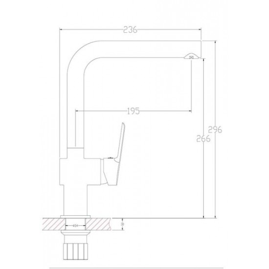 Смеситель для кухни Agger Strong A1400100