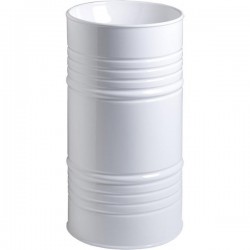Раковина напольная Kerasan Artwork Barrel 4742K01 45см слив в пол белый