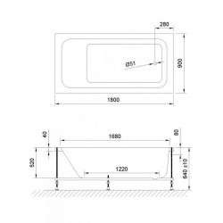 Гидромассажная ванна Royal Bath Accord De Luxe 180x90см белый RB627100DL