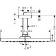 Верхний душ Hansgrohe Raindance E 300 1jet с потолочным подсоединением 26250990