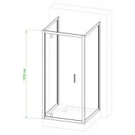 Душевой уголок Royal Bath HV 90x90см хром RB9090HV-C-CH-P