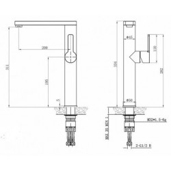 Смеситель для кухни ZORG Steel Hammer SH 7028 INOX