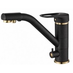 Смеситель для кухни ZORG Steel Hammer SH 321 BLACK BR