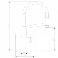Смеситель для кухни ZORG Steel Hammer SH 818-6 BRONZE
