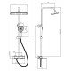 Душевая система ESKO STT3054Black черный