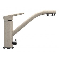 Смеситель для кухни Ulgran Classic U-010-328 с дополнительным краном для питьевой воды бежевый