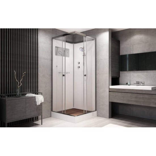 Душевая кабина AvaCan K408 без крыши 80x80 см