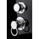 Душевая кабина AvaCan BM4510 с электрикой BLACK 100x100 см