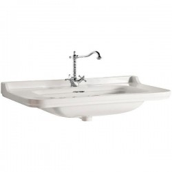 Раковина Kerasan Waldorf 4144K1bi/cr*1 Белая 120 см