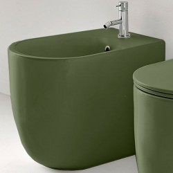 Биде напольное Kerasan Nolita 532011*1 Verde muschio