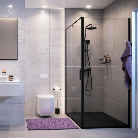 Душевой уголок Wasserkraft Elbe 74P22 100x90 см