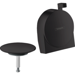 Cлив-перелив для ванны Hansgrohe Exafill 58117670 внешняя часть черный матовый