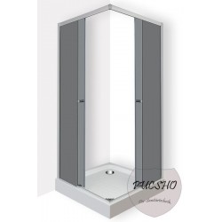 Душевой уголок Pucsho Platz Grey 5112 И0000094 90x90 с поддоном Ap 190