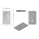 Душевой поддон Vincea VST-4SR9016W 160 x 90 см