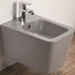 Биде CeramaLux 5370MH подвесное серое