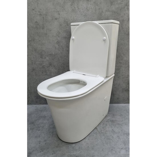Унитаз CeramaLux 1223A с бачком и сиденьем Микролифт
