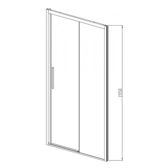 Душевая дверь Vincea Soft VDS-3SO120CL 120 см