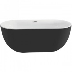 Акриловая ванна Aquatek Афина 170x78 см черный AQ-144778BL