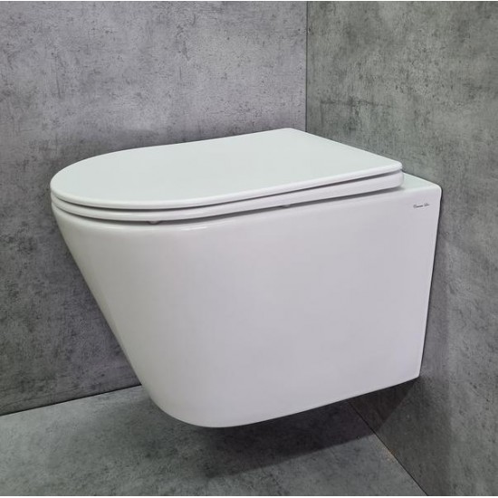 Унитаз CeramaLux TR5178 подвесной с сиденьем Микролифт