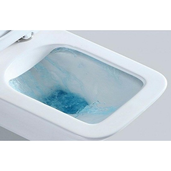 Унитаз CeramaLux TR5170 подвесной с сиденьем Микролифт