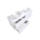 Orange Otto Ot-130TuMDF+B08-360W тумба с раковиной
