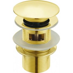Донный клапан SantiLine SL-107 с переливом золото