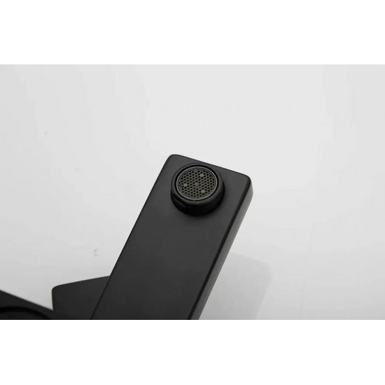 Смеситель для раковины Rose R1001H-1 чёрный матовый