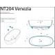 Ванна из искусственного камня NT Bagno Venezia NT204 160x70см белый матовый