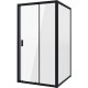 Душевой уголок Niagara NG-82-12AB-A80B 120x80см чёрный/прозрачное
