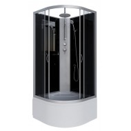 Душевая кабина Niagara NG-2508-14BKT 90x90см серебро/тонированное