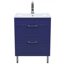 Напольная тумба с раковиной IDDIS Oxford OXF60N0i95K 60см синий