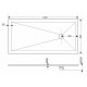 Душевой поддон Grossman Strong GR-S180120Q 120x80см белый