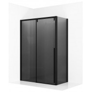 Душевой уголок Ambassador Intense 110022205IBB-80IBB 160х80 см, профиль черный