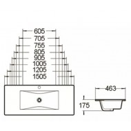 Мебельная раковина SantiLine SL-2102 (120) белый