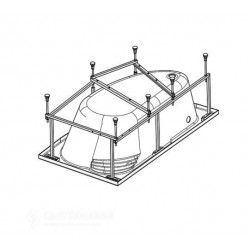 Монтажный комплект к акриловой ванне Santek Майорка XL 160х95 L и R 1WH112429