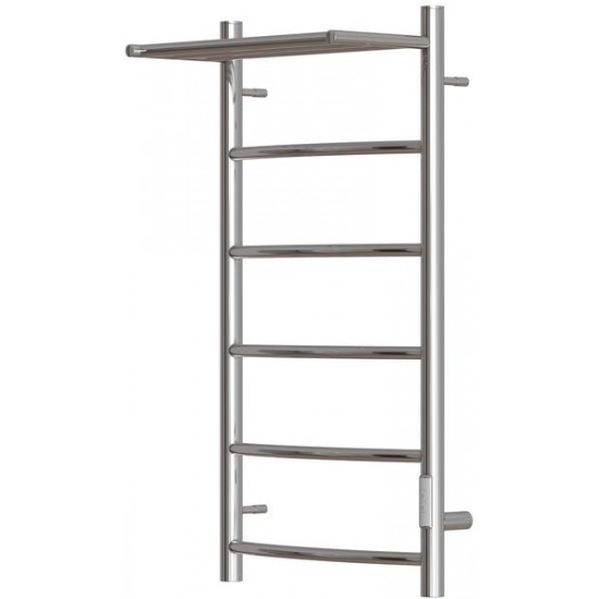 Полотенцесушитель электрический Point Афина PN04848P с полкой 40x80см хром
