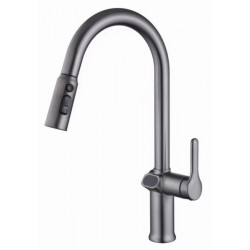 Смеситель для кухни ESKO Gun Metal K15GMLED графит