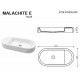 Раковина Whitecross Malachite E 0725.070035.200 70см белый матовый